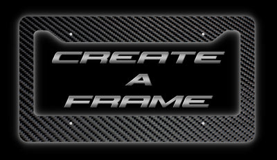 Custom Plate Frame