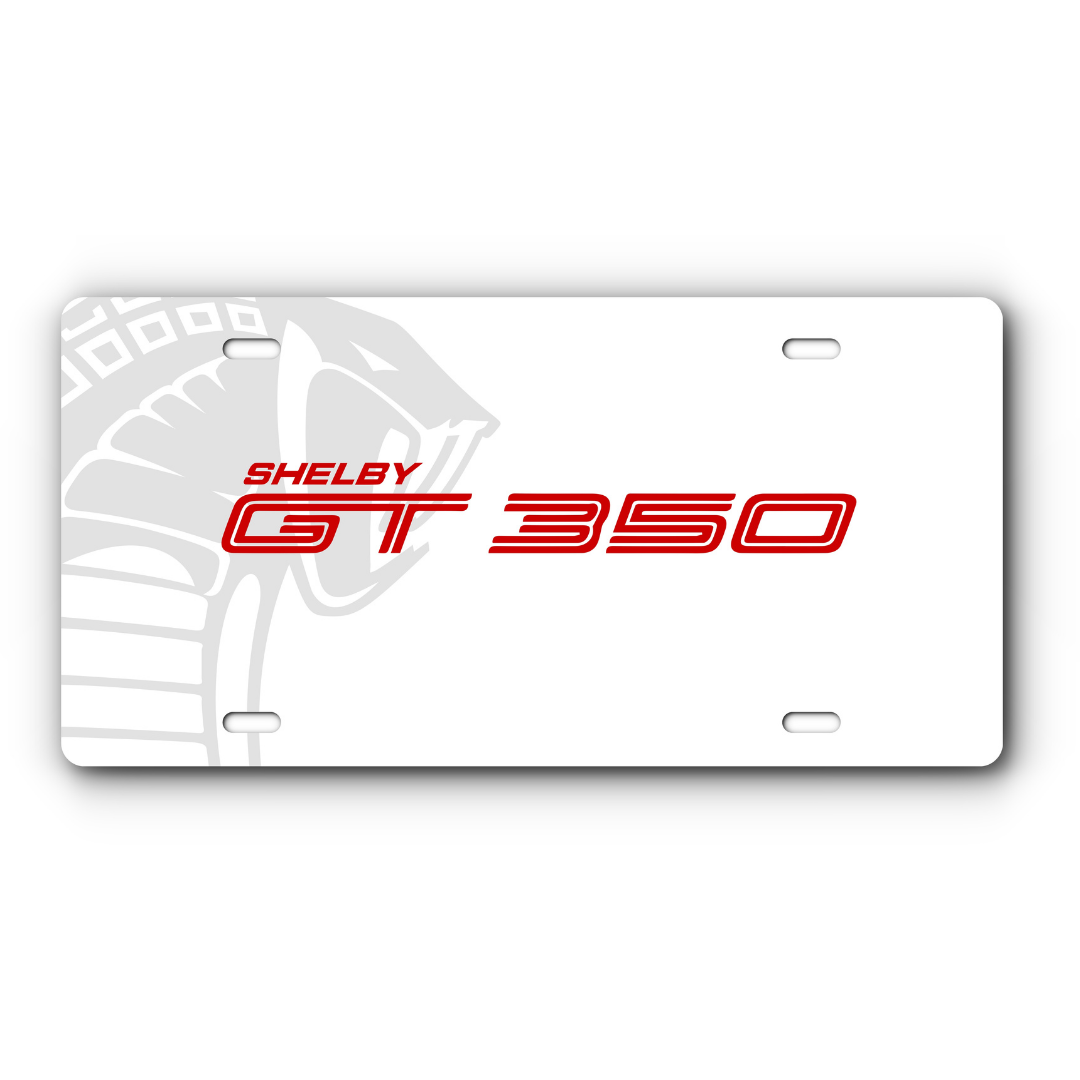 Shelby GT350 Vanity License Plate - Full Plate