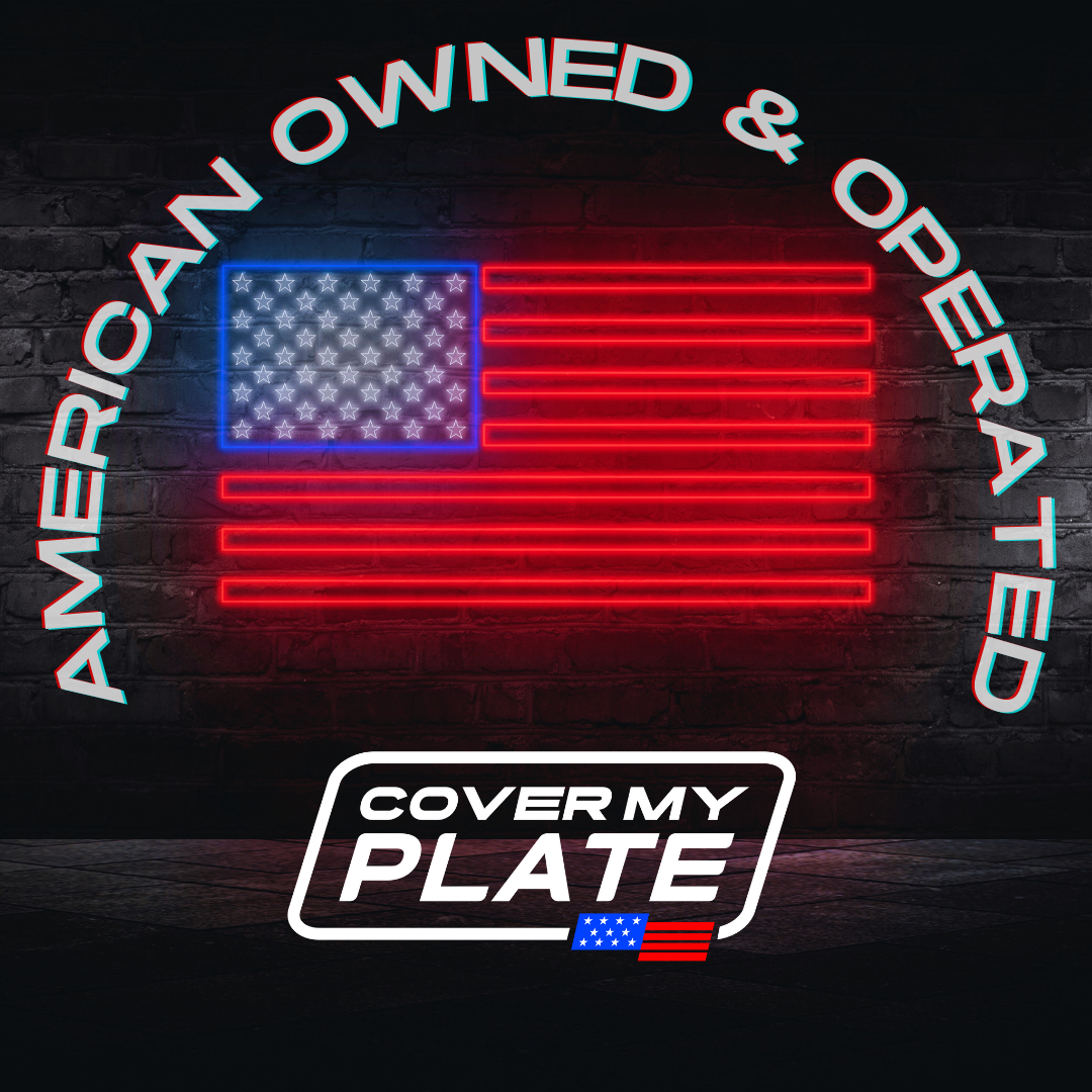 American Owned and Operated Cover My Plate graphic