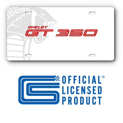 Shelby GT350 Vanity License Plate - Full Plate