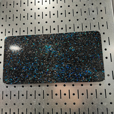 100% Real Carbon Fiber Magnetic Plate Cover - Double Sided