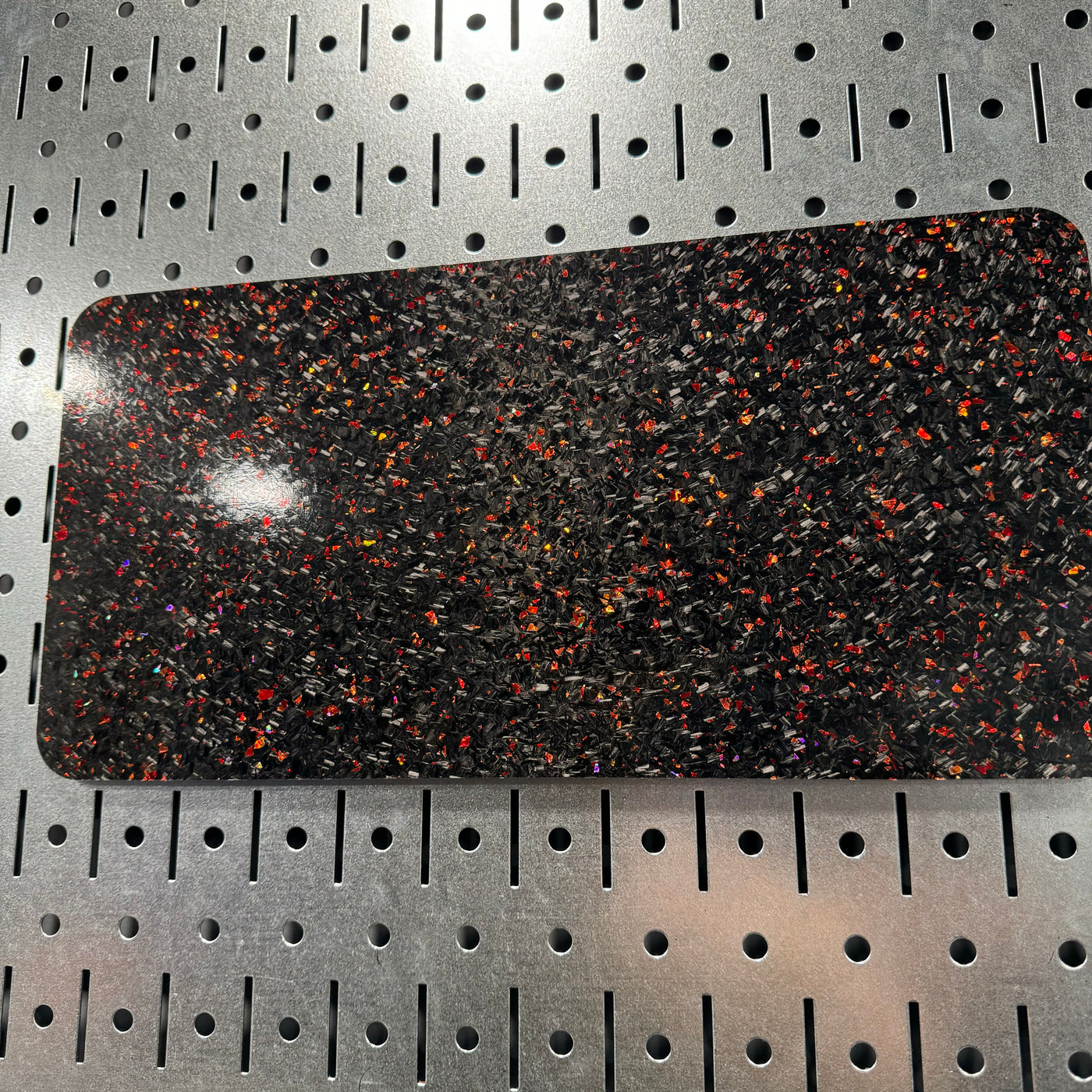 100% Real Carbon Fiber Magnetic Plate Cover - Double Sided