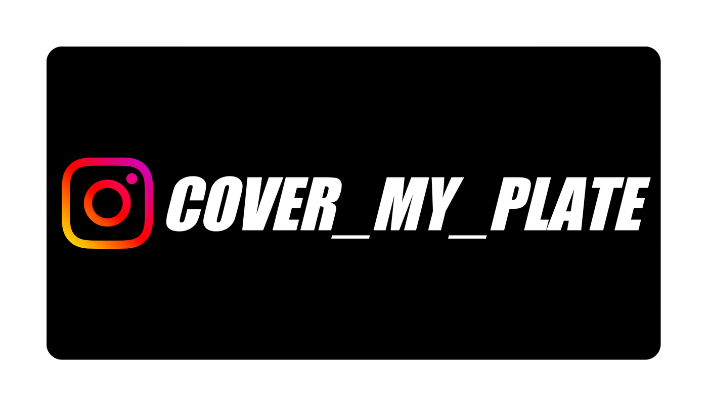Instagram Magnetic Social Plate Cover
