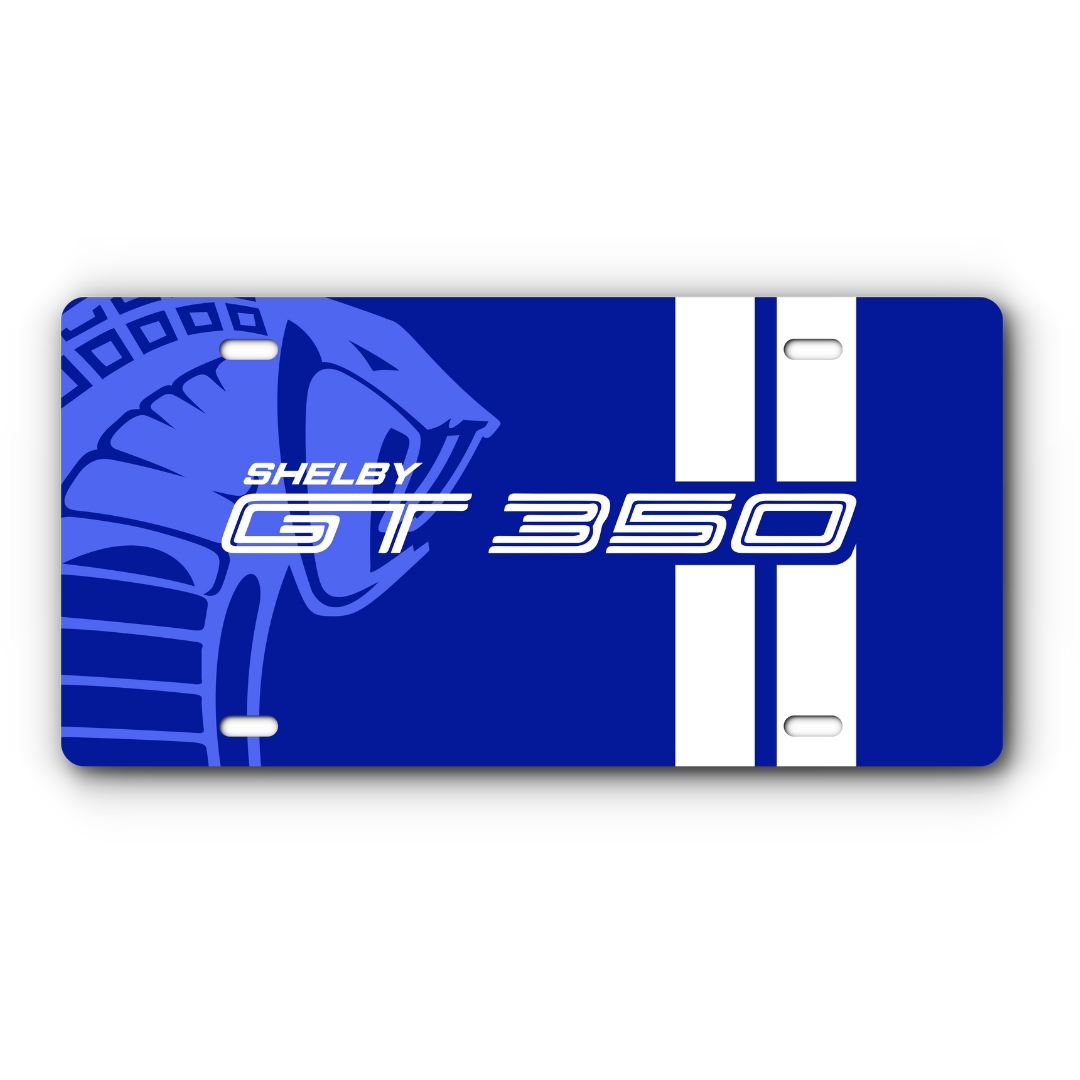 Shelby GT350 Vanity License Plate - Full Plate