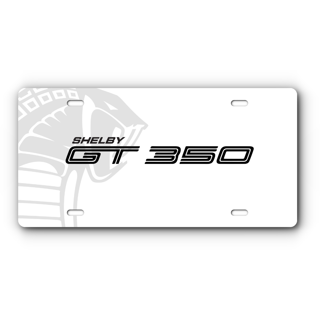 Shelby GT350 Vanity License Plate - Full Plate