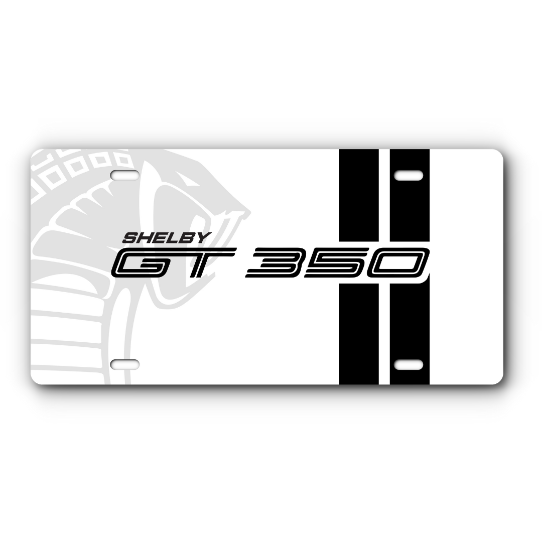Shelby GT350 Vanity License Plate - Full Plate