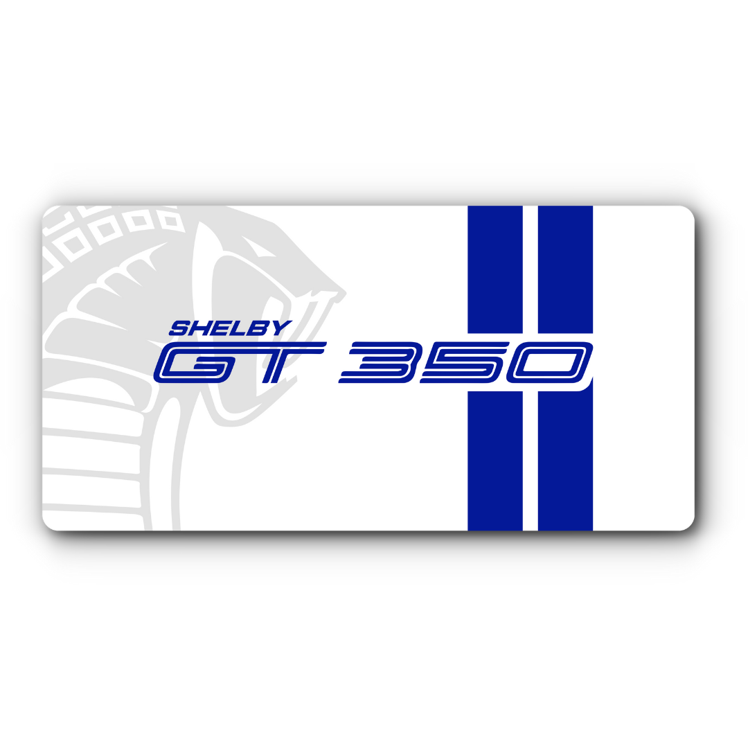 Shelby GT350 Vanity License Plate - Full Plate