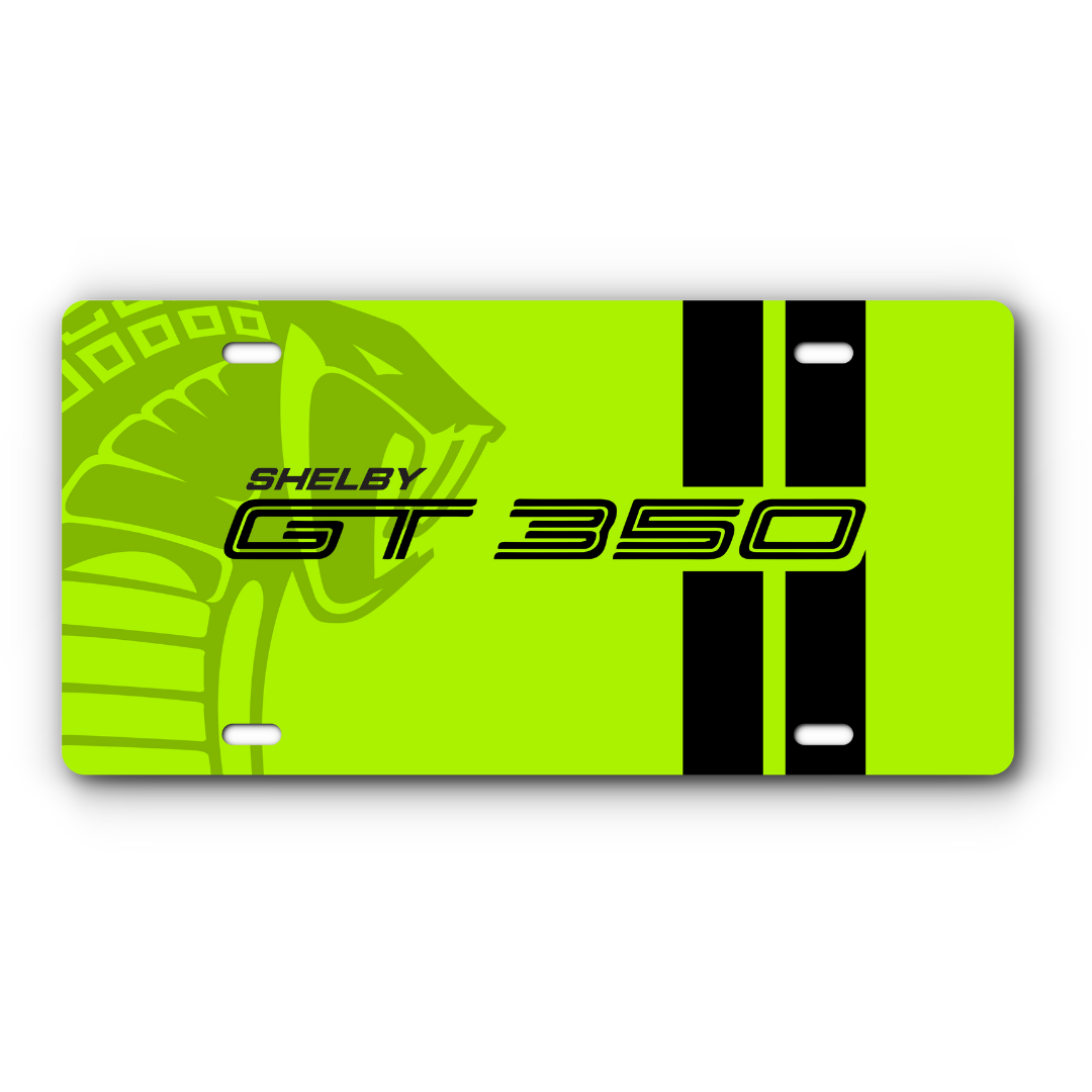 Shelby GT350 Vanity License Plate - Full Plate