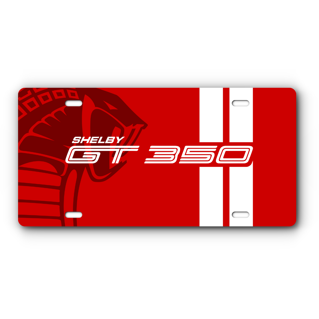 Shelby GT350 Vanity License Plate - Full Plate