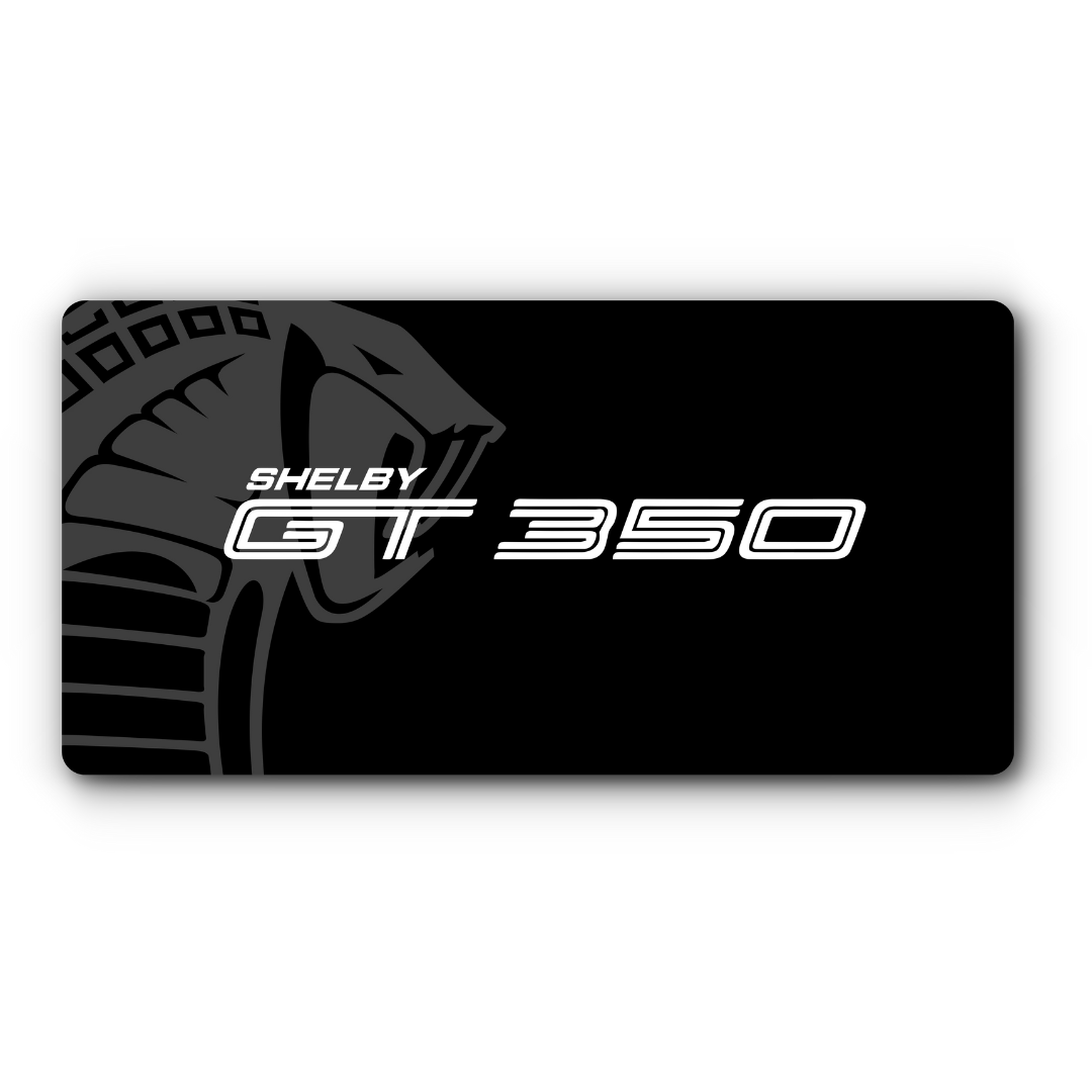Shelby GT350 Vanity License Plate - Full Plate