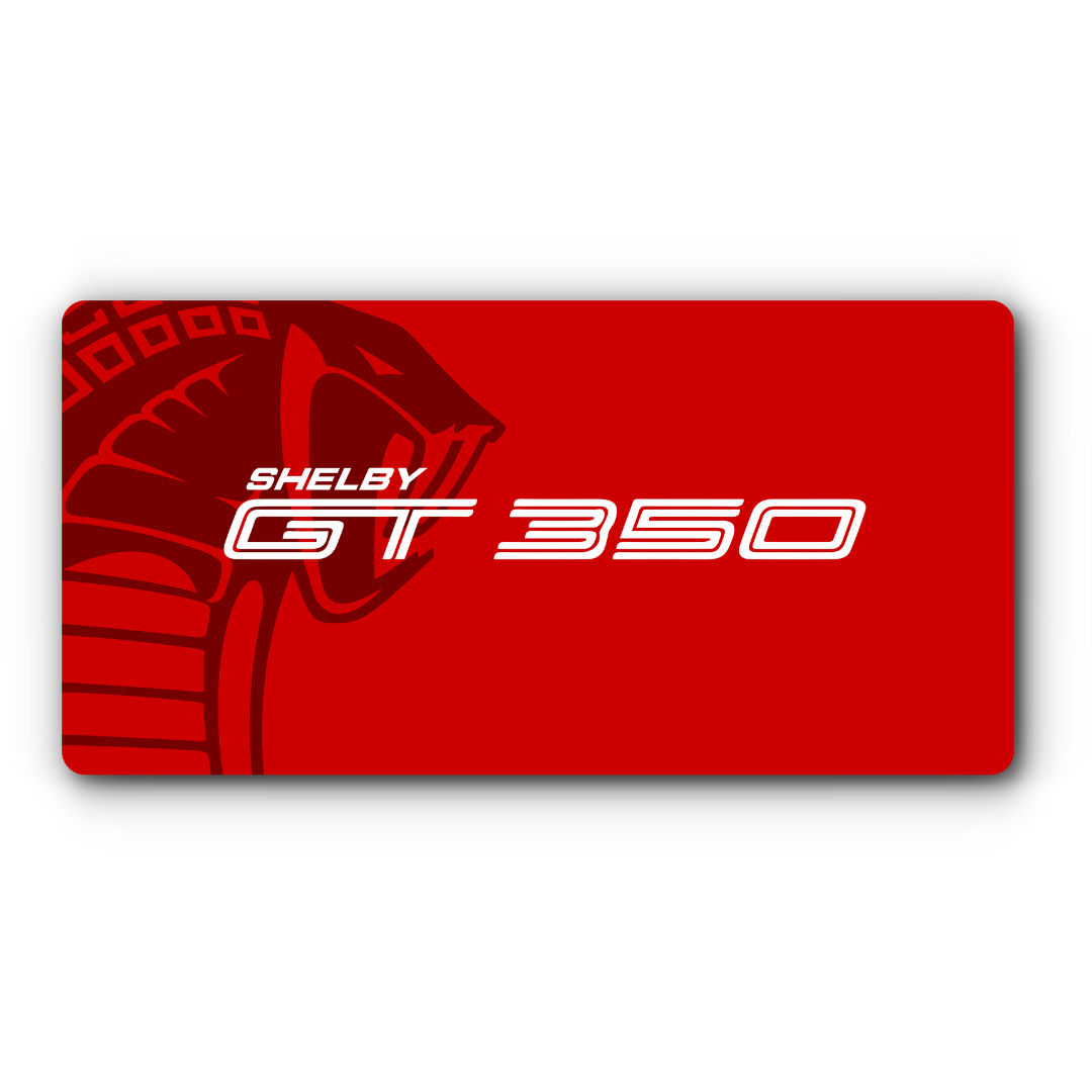 Shelby GT350 Vanity License Plate - Full Plate