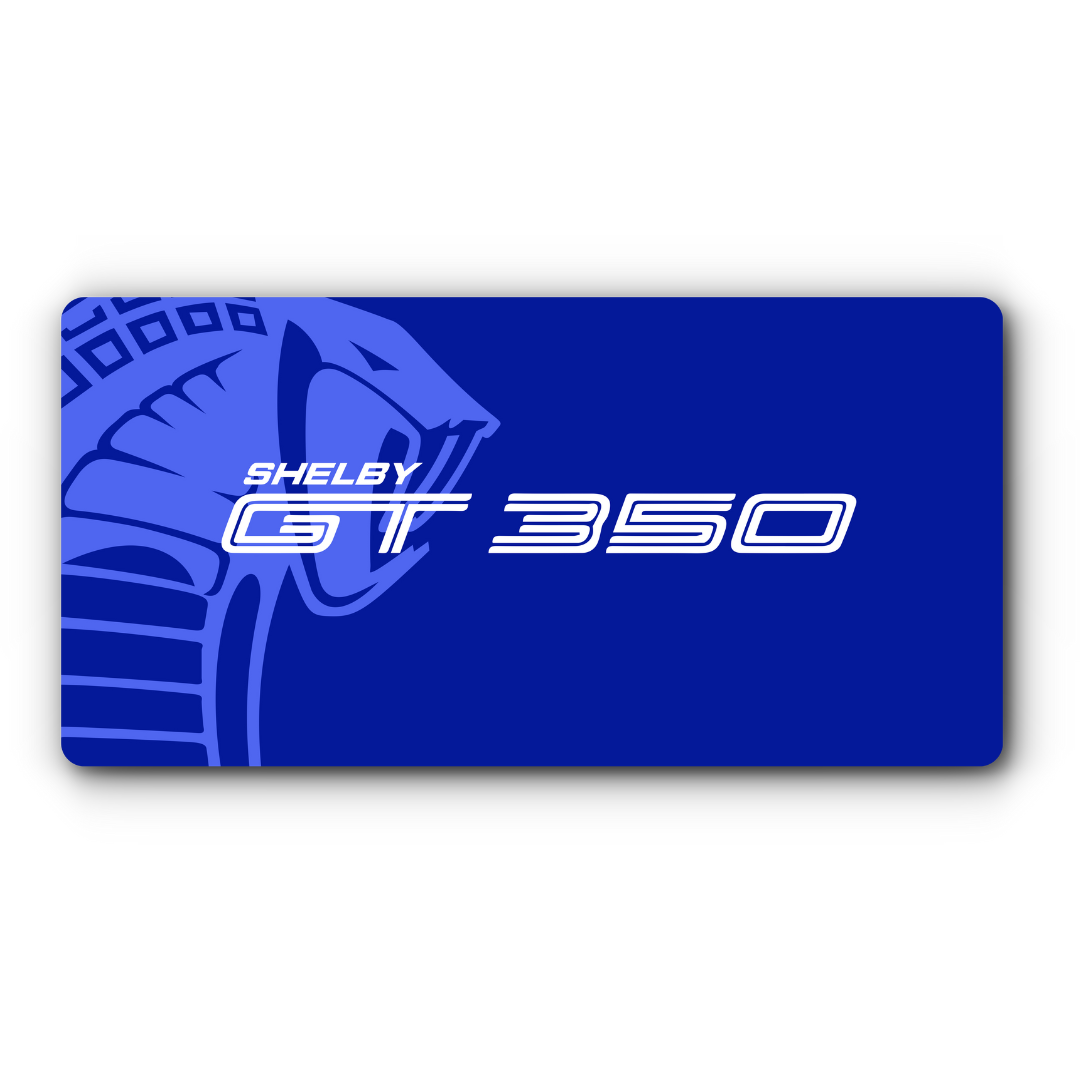 Shelby GT350 Vanity License Plate - Full Plate