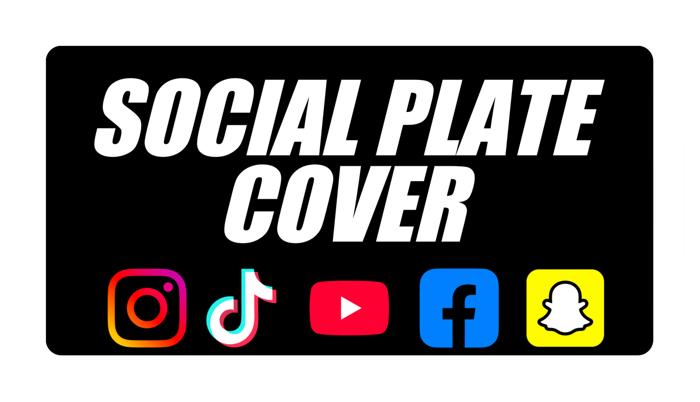 Social Media Magnetic Plate Cover