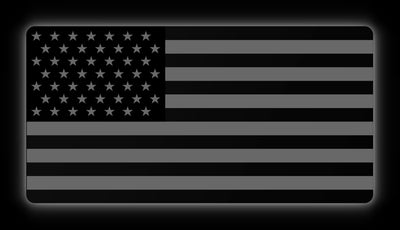 Black & Grey American Flag