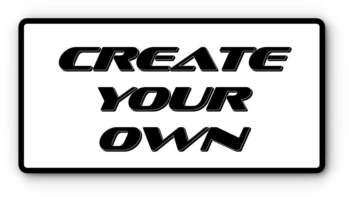 Create Your Own Custom Magnetic License Plate Cover