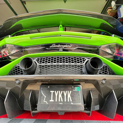 Carbon Fiber License Plate Frame - Covert State