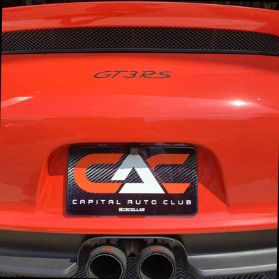 Capital Auto Club Custom Magnetic License Plate Cover