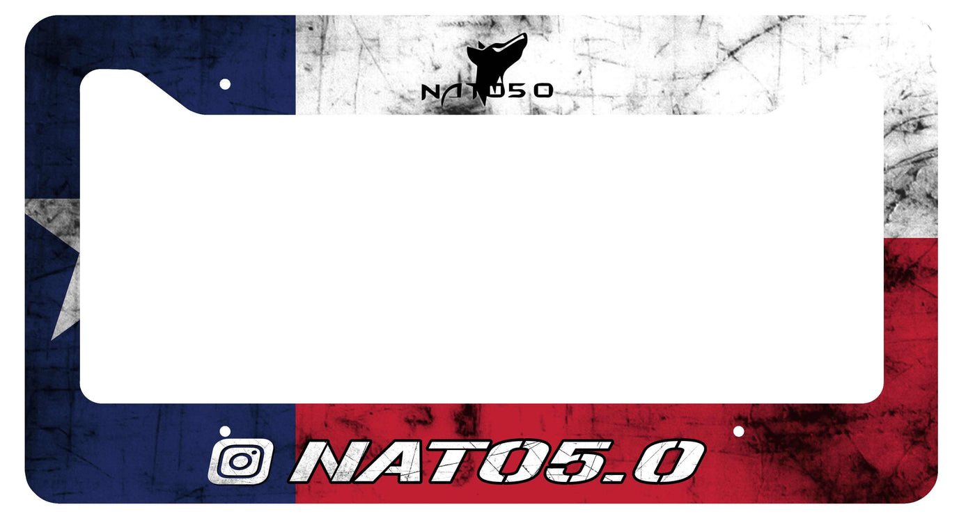 Custom Aluminum License Plate Frame