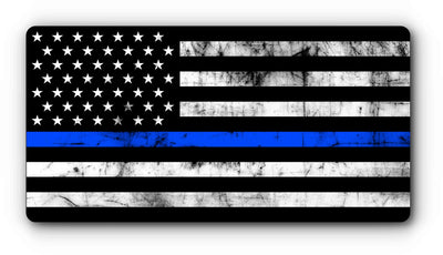 Patriotic License Plate Covers - Magnetic and With Mounting Holes