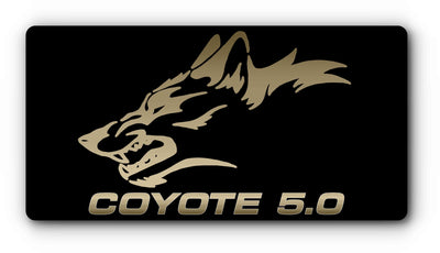 Coyote 5.0 Magnetic License Plate Cover - Various Colors