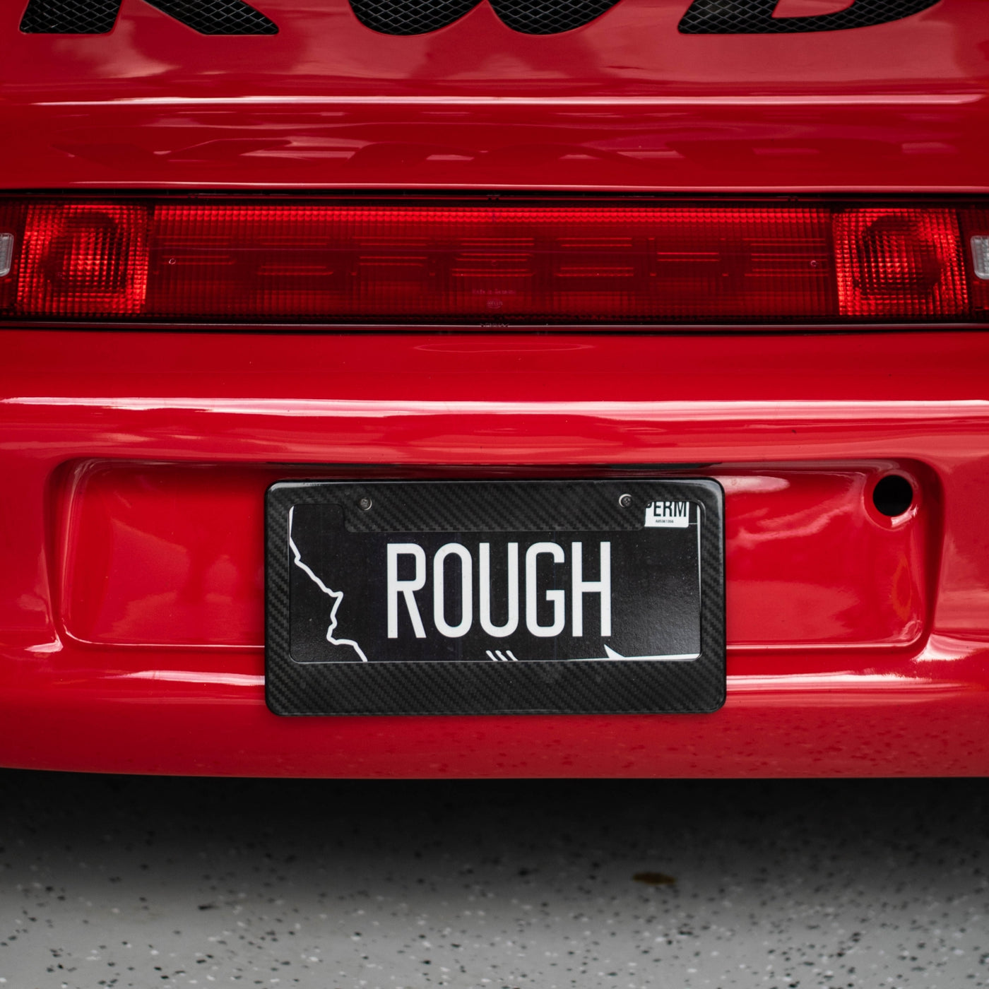 Carbon Fiber License Plate Frame - Covert State
