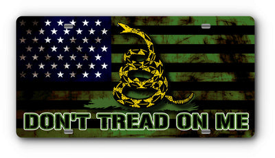 Patriotic License Plate Covers - Magnetic and With Mounting Holes